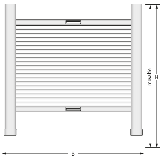 DF 20 skylight blinds diagram