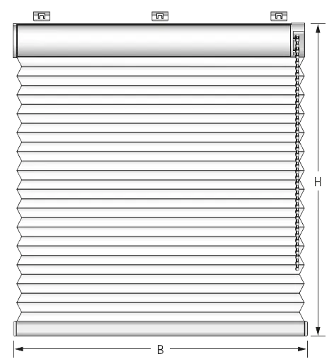 F4 freehanging chain operated honeycomb blind F4 freehanging chain operated honeycomb blind