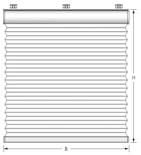 FE freehanging motorised honeycomb blinds FE freehanging motorised honeycomb blinds