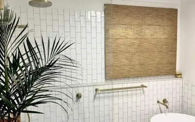 Urban Natural Weave Blinds Surprise Clients of a Hamilton Inspired Interior