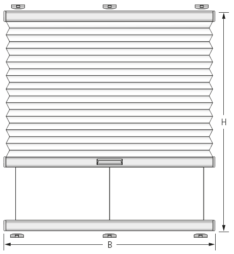 PL 11 skylight blind diagram