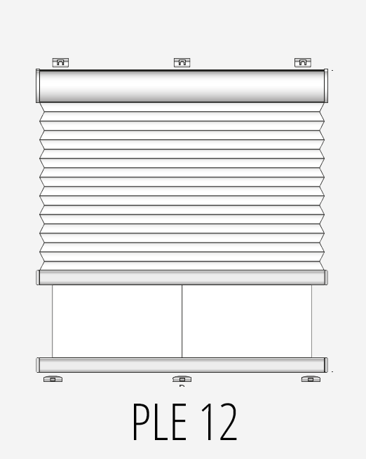 PLE 12 skylight honeycomb blinds