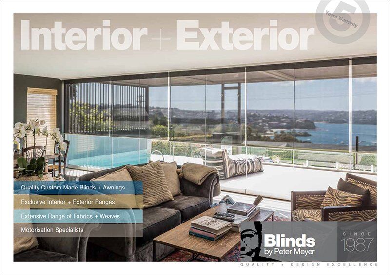 custom made blinds custom made awnings blinds by peter meyer interior decoration brochure