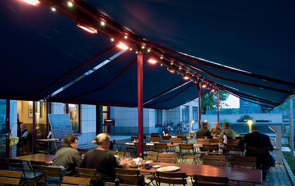 Tempura Patio Heater Blinds by Peter Meyer