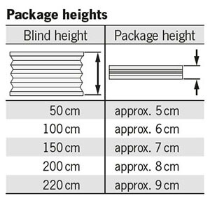 VS 2 deluxe pack heights