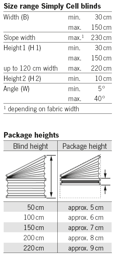 VS4 size and height