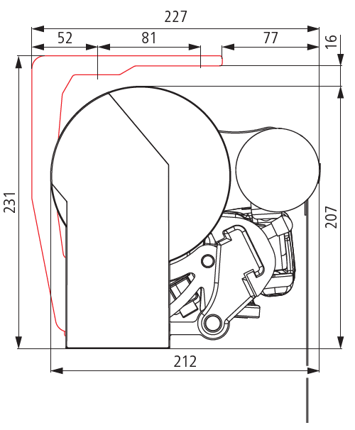 diagram ceiling installation 1 diagram wall bracket with a roof