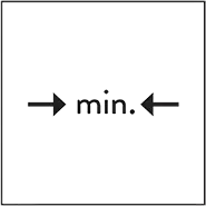 dimension min dimension min width