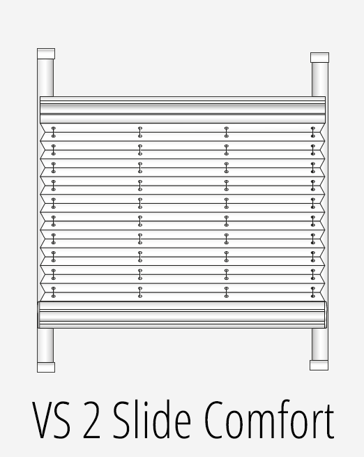 honeycomb blinds VS2 slide comfort