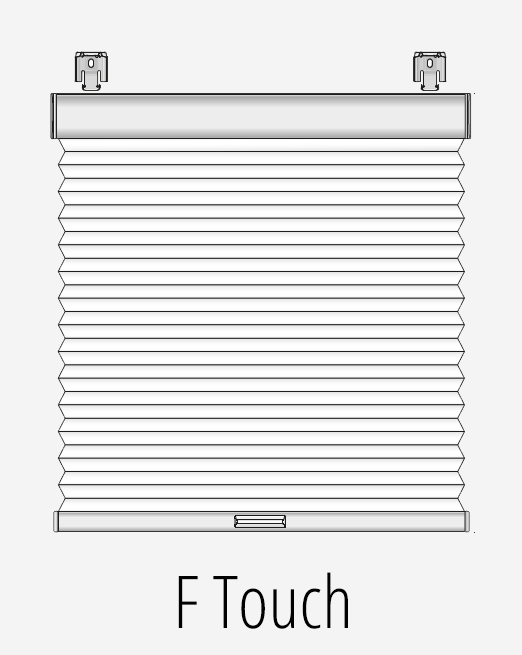 honeycomb freehanging blinds F Touch