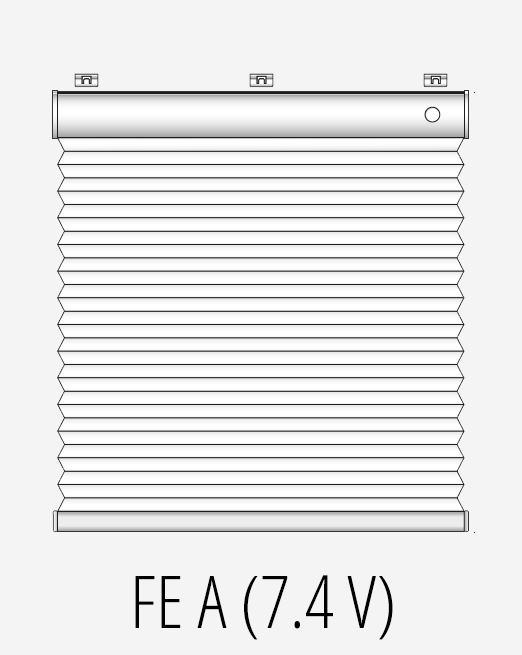 honeycomb freehanging blinds FE A