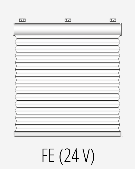 honeycomb freehanging blinds FE