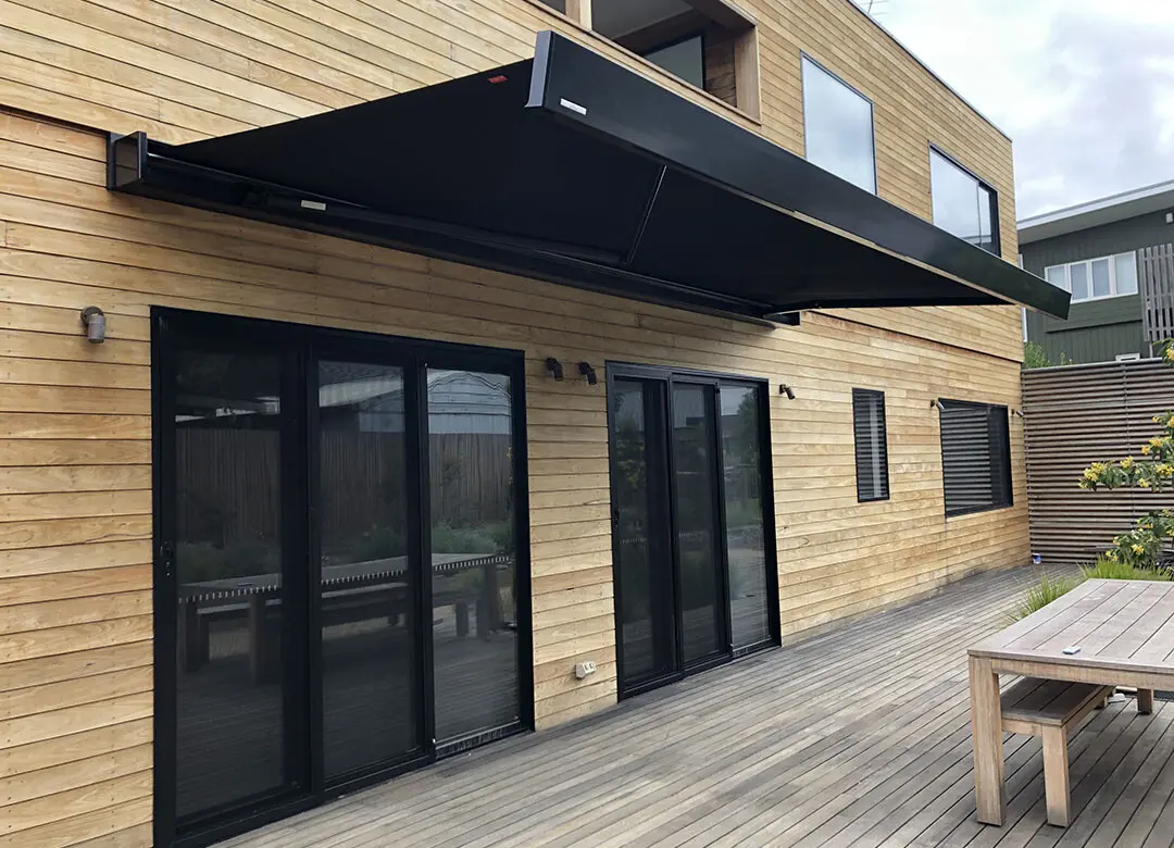 Kubata Full Cassette Folding Arm Awning - 4 intergrated led lighting