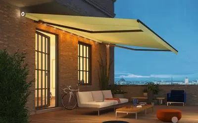 Blinds by Peter Meyer’s Shading with Open Folding Arm Awnings in Perth