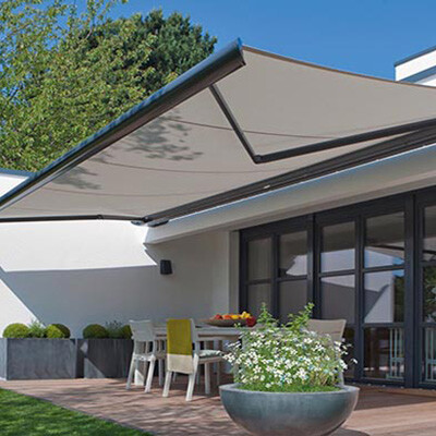motorised outdoor blinds and awnings