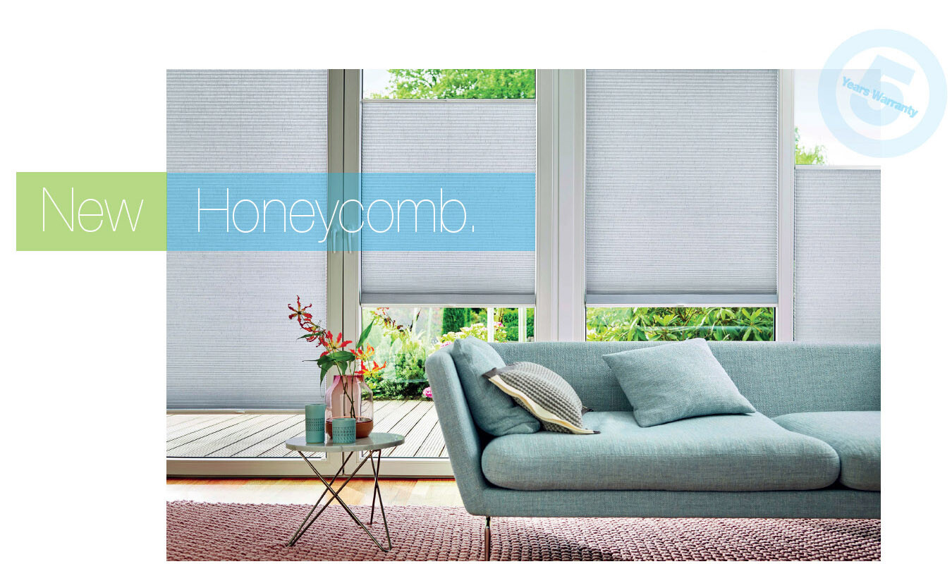 new honeycomb blinds range