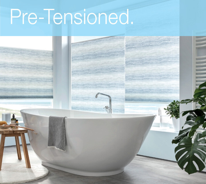pretensioned honeycomb blinds