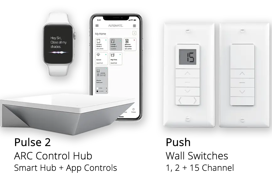 pulse push arc remotes pulse push arc control hubs
