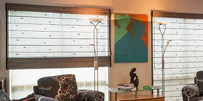 Silk Road rustic blinds