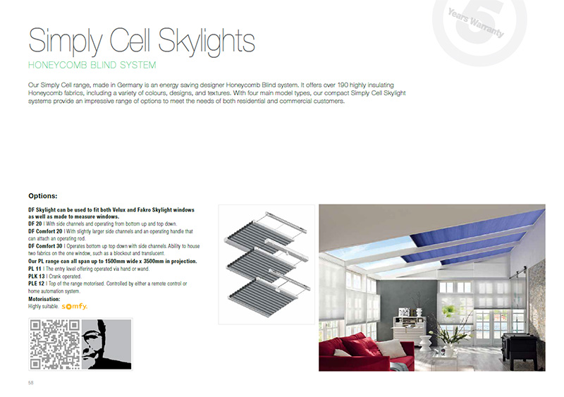 Simply Cell Honeycomb Blind System brochure