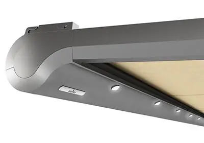 sotezza-led Sottezza awning with LED lights