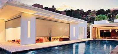 T5000 side retention exterior roller blind