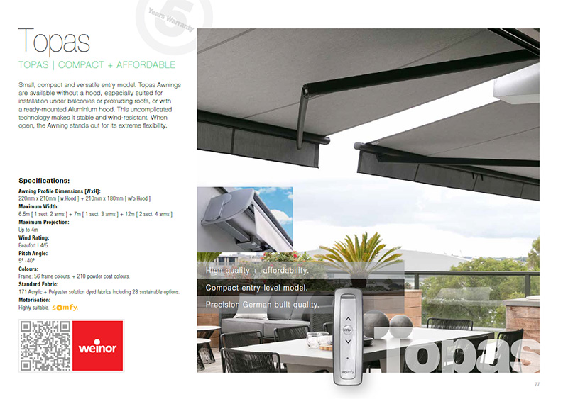 topas brochure