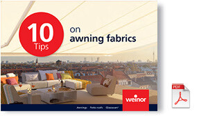 Weinor 10 tips for selecting fabrics